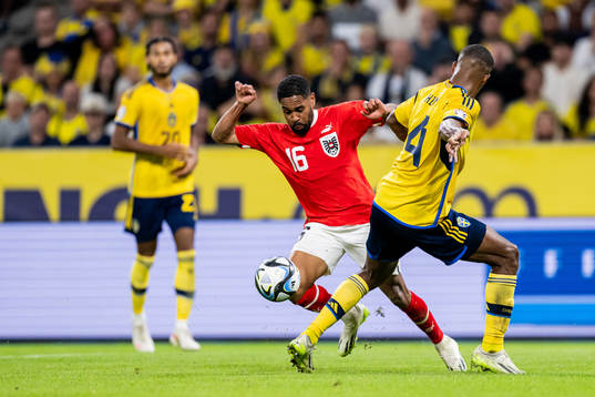 Philip Mwene of Austria and Isak Hien of Sweden