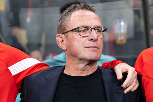Head coach Ralf Rangnick of Austria
