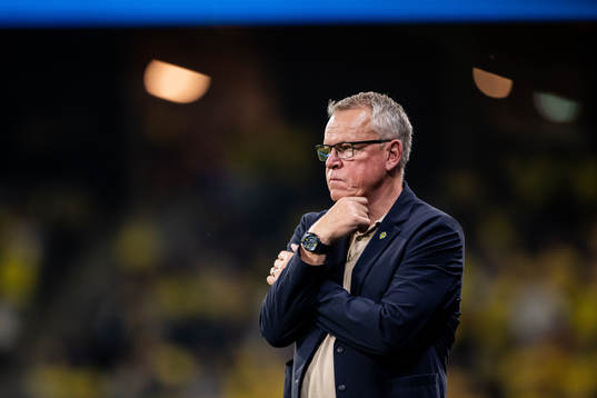 Head coach Janne Andersson of Sweden