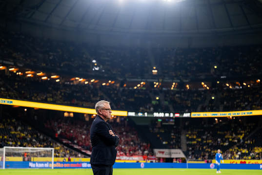 Head coach Janne Andersson of Sweden