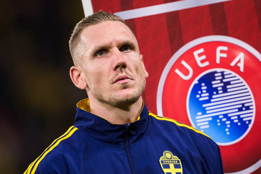 Goalkeeper Robin Olsen of Sweden
