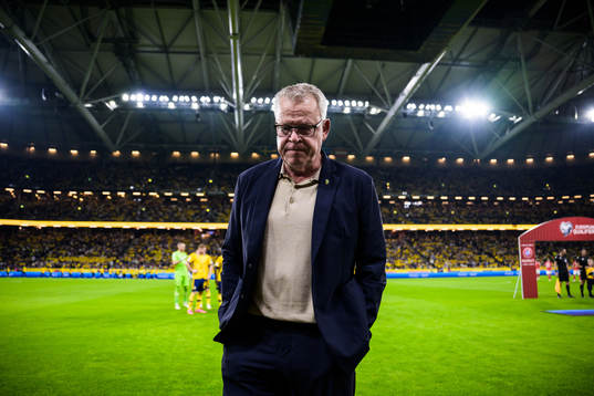 Head coach Janne Andersson of Sweden