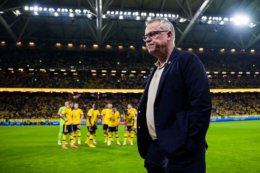 Head coach Janne Andersson of Sweden