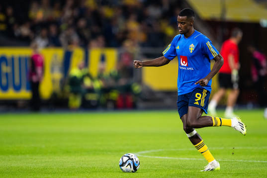Alexander Isak of Sweden