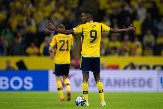 Alexander Isak of Sweden