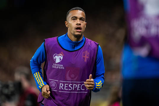 Robin Quaison of Sweden