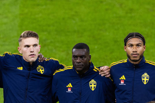 Viktor Gyökeres, Ken Sema and Jens-Lys Michel Cajuste of