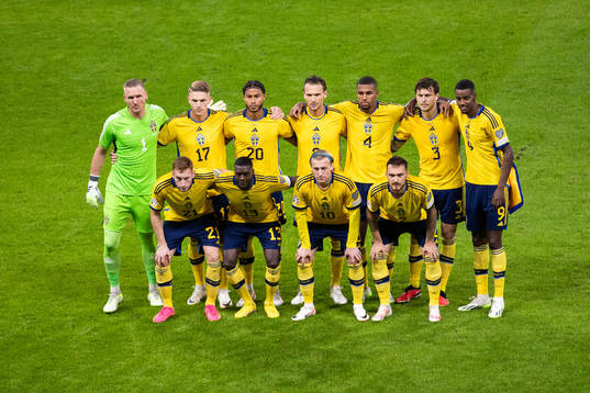 Starting eleven of Sweden