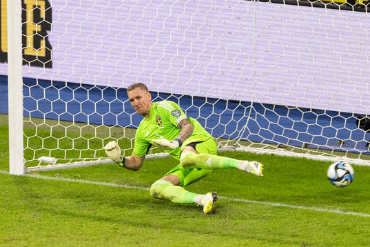 Goalkeeper Robin Olsen