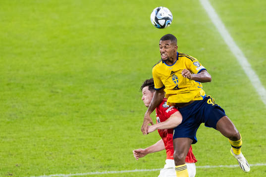 Isak Hien of Sweden and Michael Gregoritsch of Austria