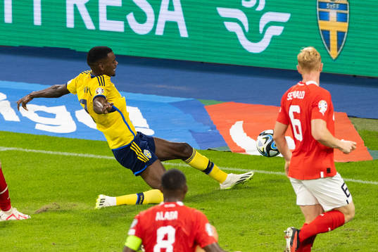 Alexander Isak of Sweden