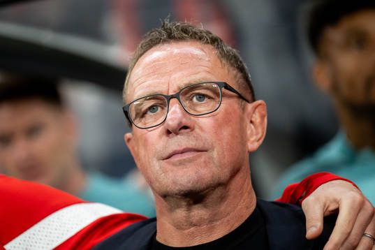 Head coach Ralf Rangnick of Austria