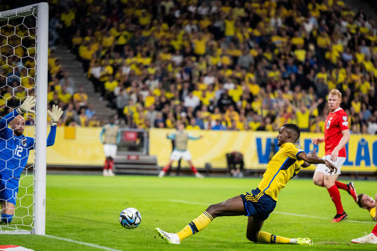 Alexander Isak of Sweden
