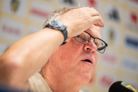 Head coach Janne Andersson of Sweden