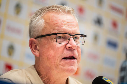 Head coach Janne Andersson of Sweden