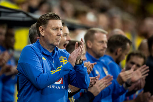 Assistant coach Peter Wettergren of Sweden