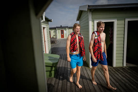 Lauri Pajuniemi och Janne Kuokkanen, ishockeyspelare i