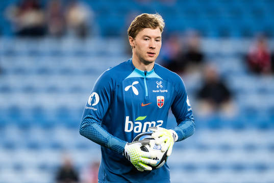 Goalkeeper Mathias Dyngeland of Norway