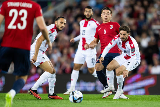 Patrick Berg of Norway and Otar Kiteishvili of Georgia