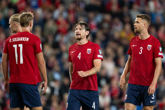 Stefan Strandberg and Kristoffer Ajer of Norway