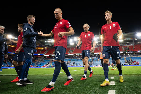 Leo Skiri Østigård, Erling Braut Haaland and Ola Solbakken