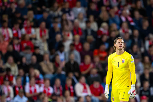 Goalkeeper Ørjan Håskjold Nyland of Norway