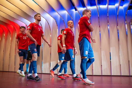 Kristoffer Ajer, Leo Skiri Østigård and Martin Ødegaard
