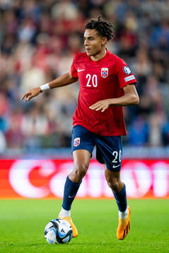Antonio Nusa of Norway