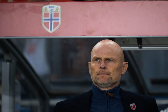 Head coach Ståle Solbakken of Norway