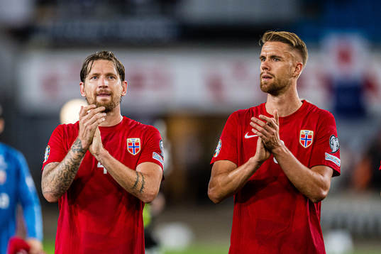 Stefan Strandberg of Norway and Kristoffer Vassbakk Ajer of