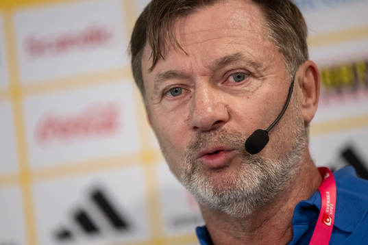 Head coach Peter Gerhardsson of the Sweden's women's