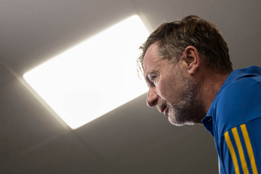 Head coach Peter Gerhardsson of the Sweden's women's