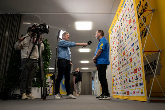 Head coach Peter Gerhardsson of the Sweden's women's