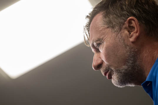 Head coach Peter Gerhardsson of the Sweden's women's