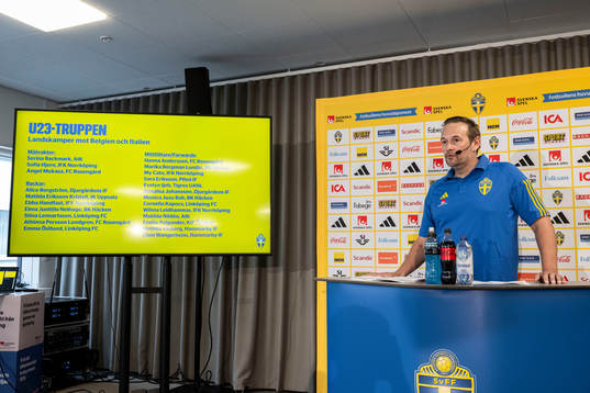 Martin Qvarmans Möller, U23 coach of the Sweden's women's