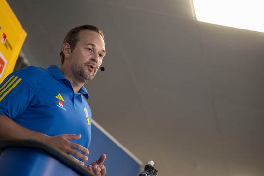Martin Qvarmans Möller, U23 coach of the Sweden's women's