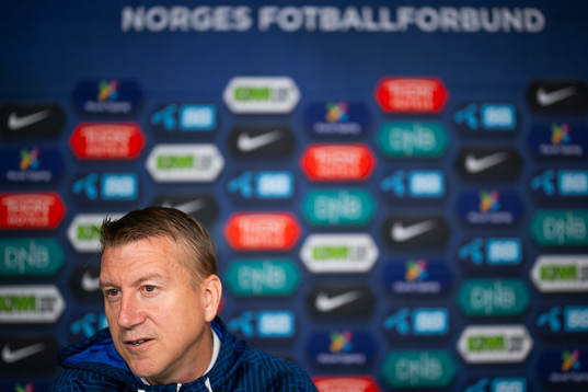 Leif Gunnar Smerud, interim head coach of the Norwegian