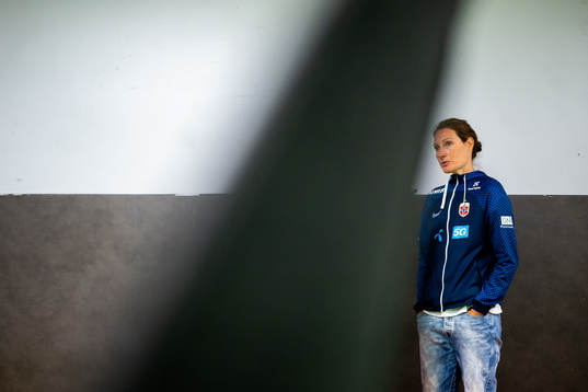 Ingvild Stensland, assistant coach of the Norwegian women's