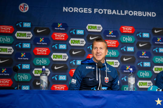 Leif Gunnar Smerud, interim head coach of the Norwegian