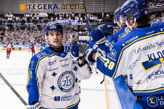 Leksands Marcus Karlberg jublar