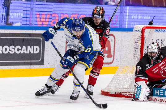 Leksands Marek Hrivik och Örebros Filip Berglund