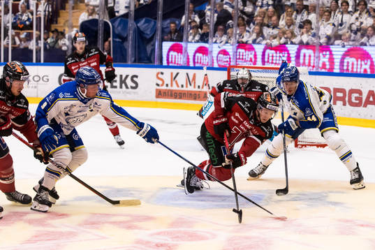 Leksands Patrik Zackrisson och Örebros Gustav Backström