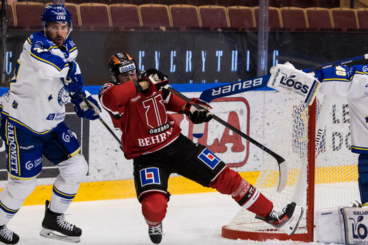 Leksands Marek Hrivik och Örebros Glenn Gustafsson