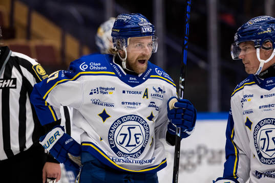 Leksands Anton Lindholm jublar