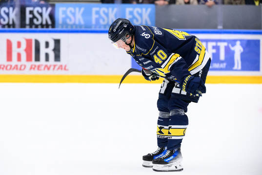 HV71s Oskar Stål-Lyrenäs deppar