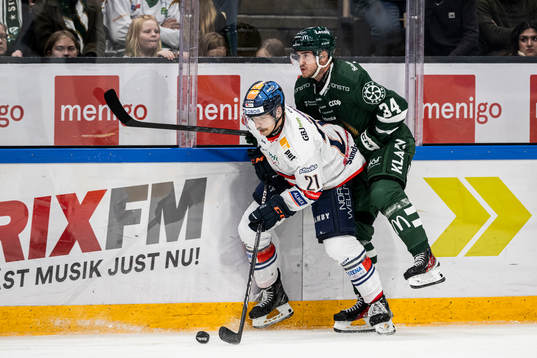 Växjös Brian Cooper och Färjestads Michael Lindqvist