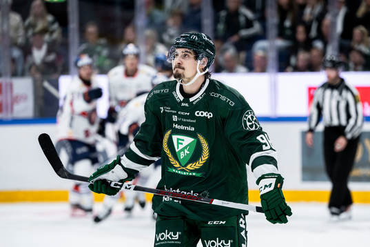 Färjestads David Tomasek deppar