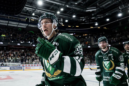 Färjestads Joakim Nygård jublar