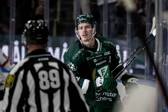 Färjestads Joakim Nygård jublar