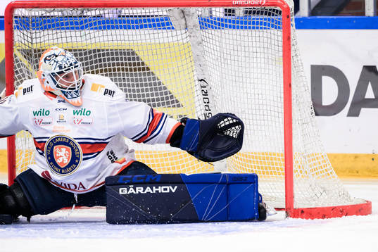 Växjös målvakt Emil Larmi